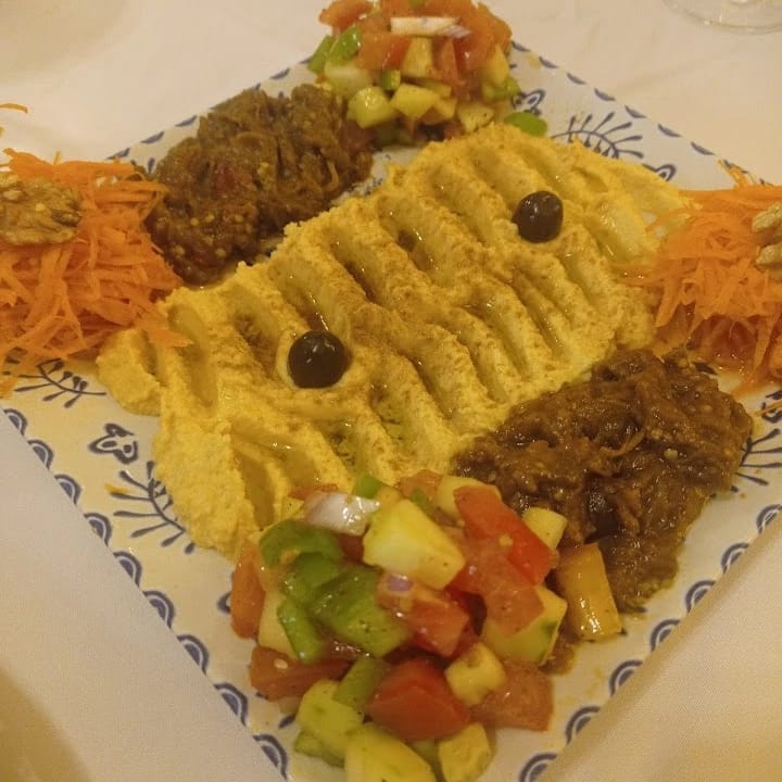 Restaurante Árabe Sultán plato de comida